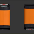 Handheld Infrared Thermometers Medical Device With Digital Display And Orange Black Design