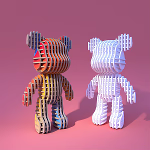 Modern Building Blocks Doll Building Blocks 3d model