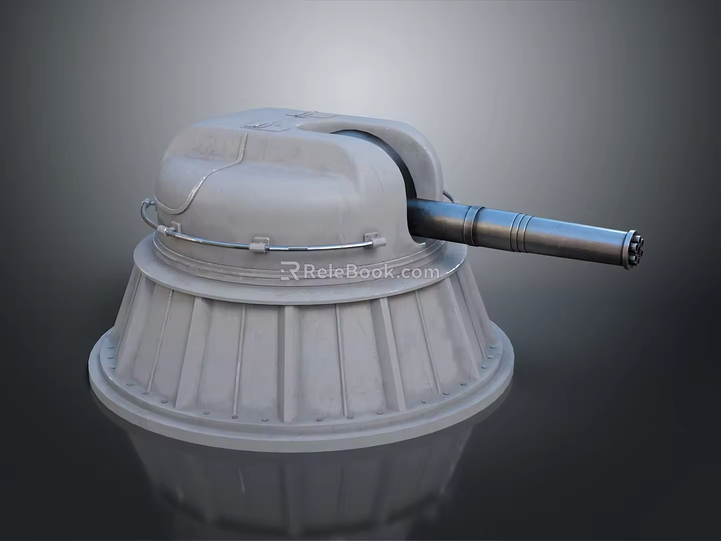laser tower turret turntable sci-fi tower defense game tower defense sci-fi turret game turret game turret 3d model