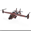 Futuristic Pink Spacecraft With Twin Wings For Cosmic Exploration Missions