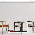 Modern Stylish Accent Chairs in Different Styles with Wooden Frames Upholstered Seats and Various Colors