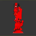 Red Industrial Robotic Arm Commercial Equipment For Automated Manufacturing Applications