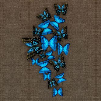 Modern Butterfly Craft 3d model