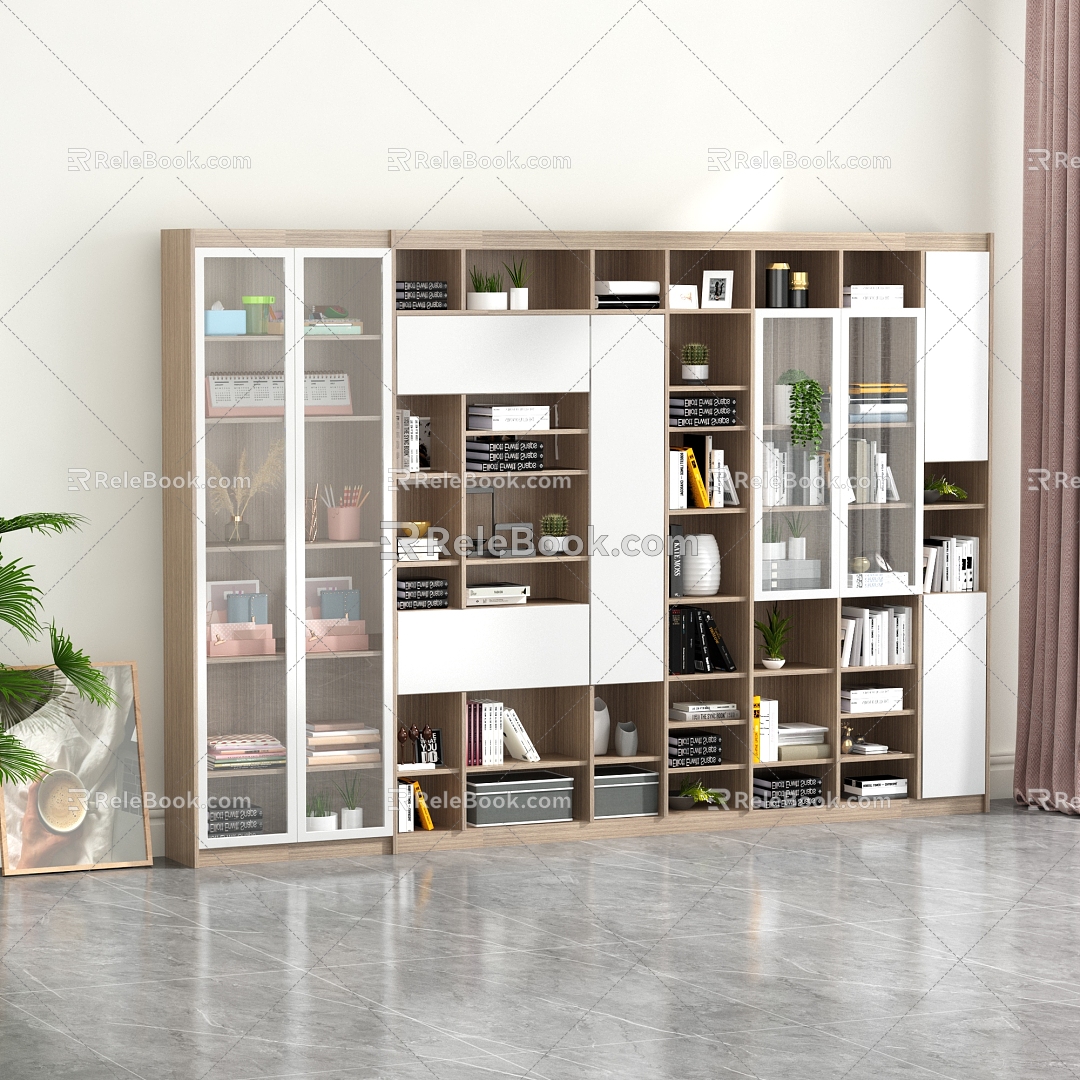 Study cabinet 3d model