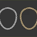 Shiny Silver And Gold Chain Design Metal Bracelets For Elegant Jewelry Look