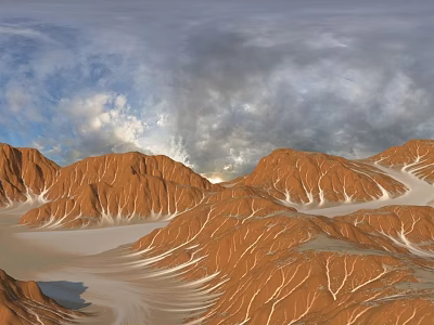 Mountain Snow Mountain Far Mountain Stone Mountain Vision Snow Scene 3d model
