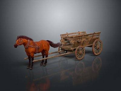 Retro Carriage Marathon Luxury Carriage 3d model