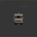 minibus minivan driverless bus school bus van box car 3d model