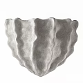 Unique Shaped Wall Lamp with Modern Design and Concrete Wavy Texture for Home Decor