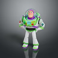 Buzz Lightyear Toy Story Space Ranger Action Figure With Helmet And Purple Boots