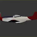 Red And White Aerospace Propeller Model With Detailed Structure For Space Exploration