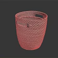 Elegant Woven Storage Basket With Handles For Home Decor And Practical Storage