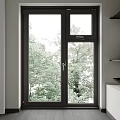 Black sliding window 3d model