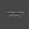 Futuristic White Aircraft Design With Multiple Rotors And Aerodynamic Body Structure