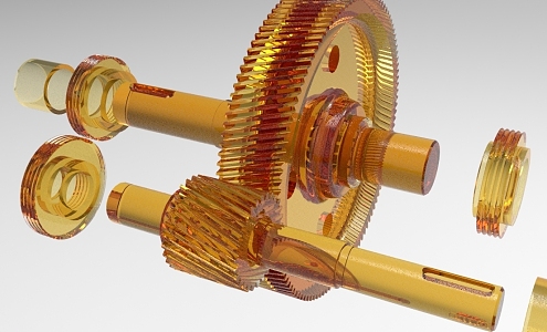 Display 931 of transmission mechanism 3d model