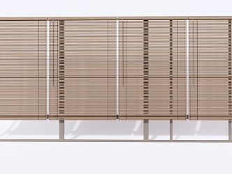 Modern venetian blinds 3d model