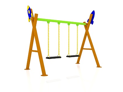 Children's Swing Outdoor Swing Venue Swing Rack Swing 3d model