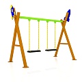 Children's Swing Outdoor Swing Venue Swing Swing Rack Swing 3d model