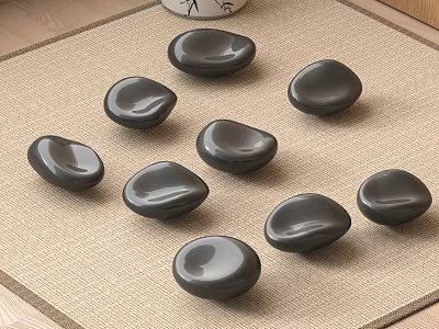 Modern Stone Modern Stone Landscape Seat 3d model