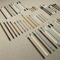 New Chinese Brush Combination 3d model