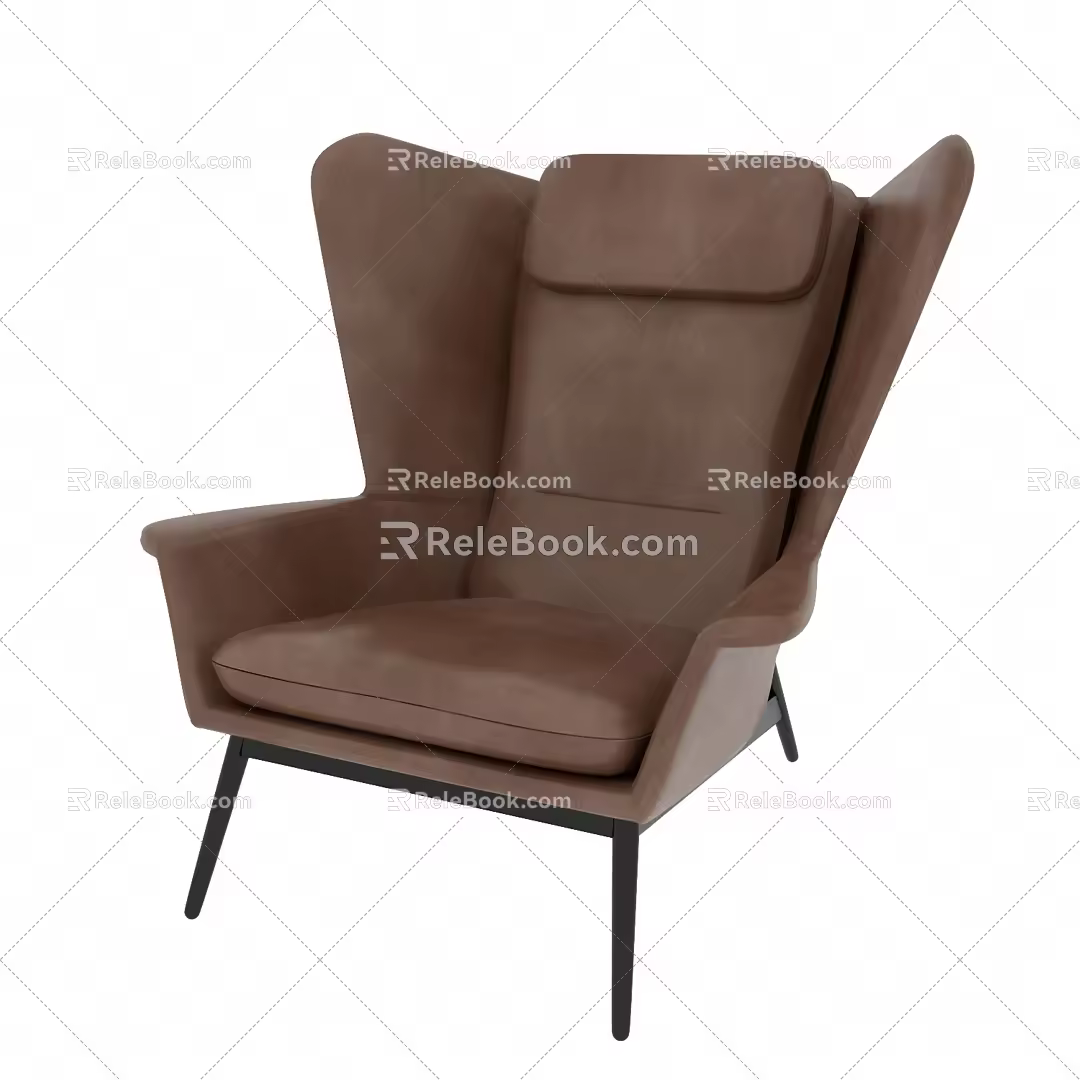Modern single sofa 3d model