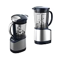 Stainless Steel Kitchen Blenders With Silver And Dark Blue Design For Efficient Home Blending Tasks
