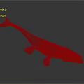 Realistic Detailed Blue Whale Model Featuring Open Mouth With Sharp Teeth
