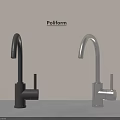 Modern Black And Silver Faucets With Sleek Design For Minimalist Interiors