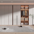 Modern wardrobe 3d model