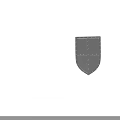Medieval Metal Shield With Symmetrical Design And Rivet Decoration As Defense Weapon