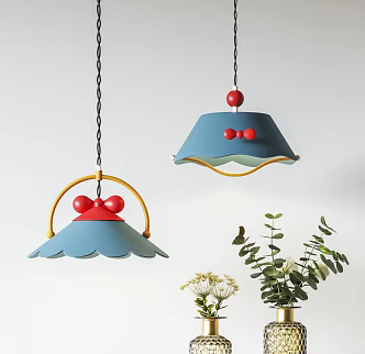 Modern Kids Chandelier Cream Chandelier Dopamine Chandelier Memphis Chandelier Nordic Chandelier 3d model