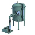 Industrial equipment melting furnace 3d model