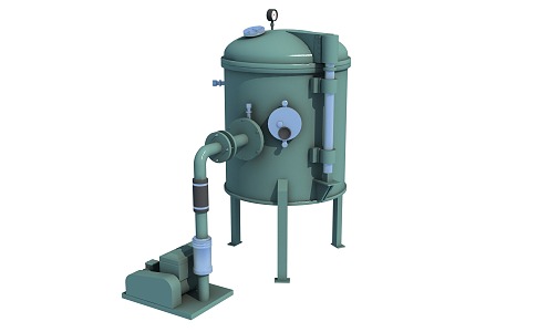 Industrial equipment melting furnace 3d model