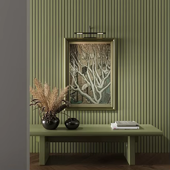 Light luxury master works decorative painting 3d model