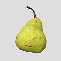 Pear 3 Scan Pear Fruit Fragrant Pear 3d model