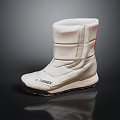 TERREX White Mid Calf Stylish Casual Boots With Durable Sole For Daily Wear