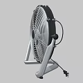Air Cooler Fan With Metal Stand Black Blades Metal Grill And Effective Ventilation