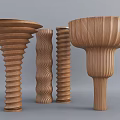 Special-Shaped Column Twisted Cylinder Round Decorative Column Special-Shaped Column Interior Column Creative Package Column Cylinder Decorative Column Shape Column 3d model