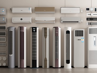 modern air conditioning 3d model