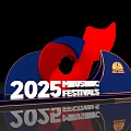 2025 Music Festivals Live Music Photo Spot With Red Note And Blue Stage