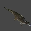 Realistic 3D Dinosaur Model With Colorful Skin Texture And Anatomical Details