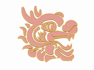 Lucky Chinese Dragon Chinese Elements Lucky Dragon Styling 3d model