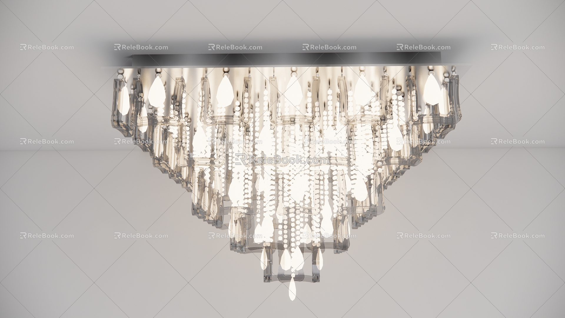 Modern Classical Chandelier Villa Chandelier Chandelier Glass Chandelier Crystal Chandelier 3d model