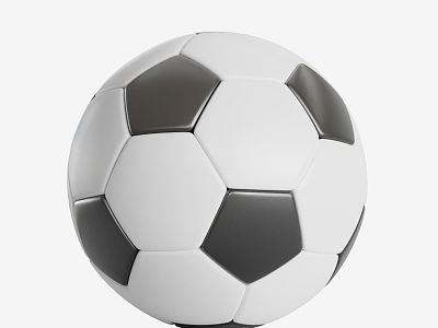 realistic football modern realistic ball football equipment sports ball 3d model