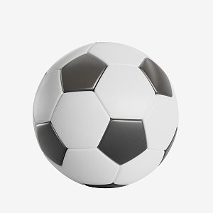 realistic football modern realistic ball football equipment sports ball 3d model