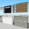Different Garage Door Styles Featuring Roller Panel Wooden And Metal Designs