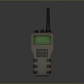 Portable Handheld Walkie Talkie Electronic Device With Digital Display And Antenna