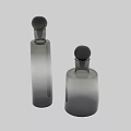 Decorative Ceramic Vessels With Black Lids And Modern Design In Different Sizes
