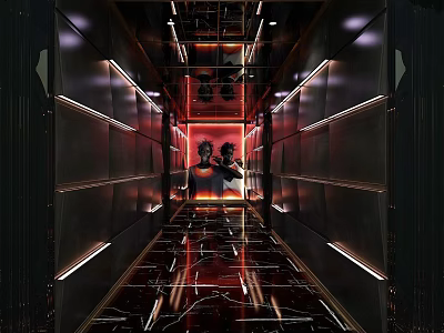 KTV aisle 3d model