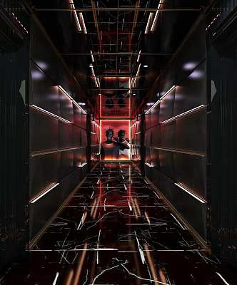 KTV aisle 3d model